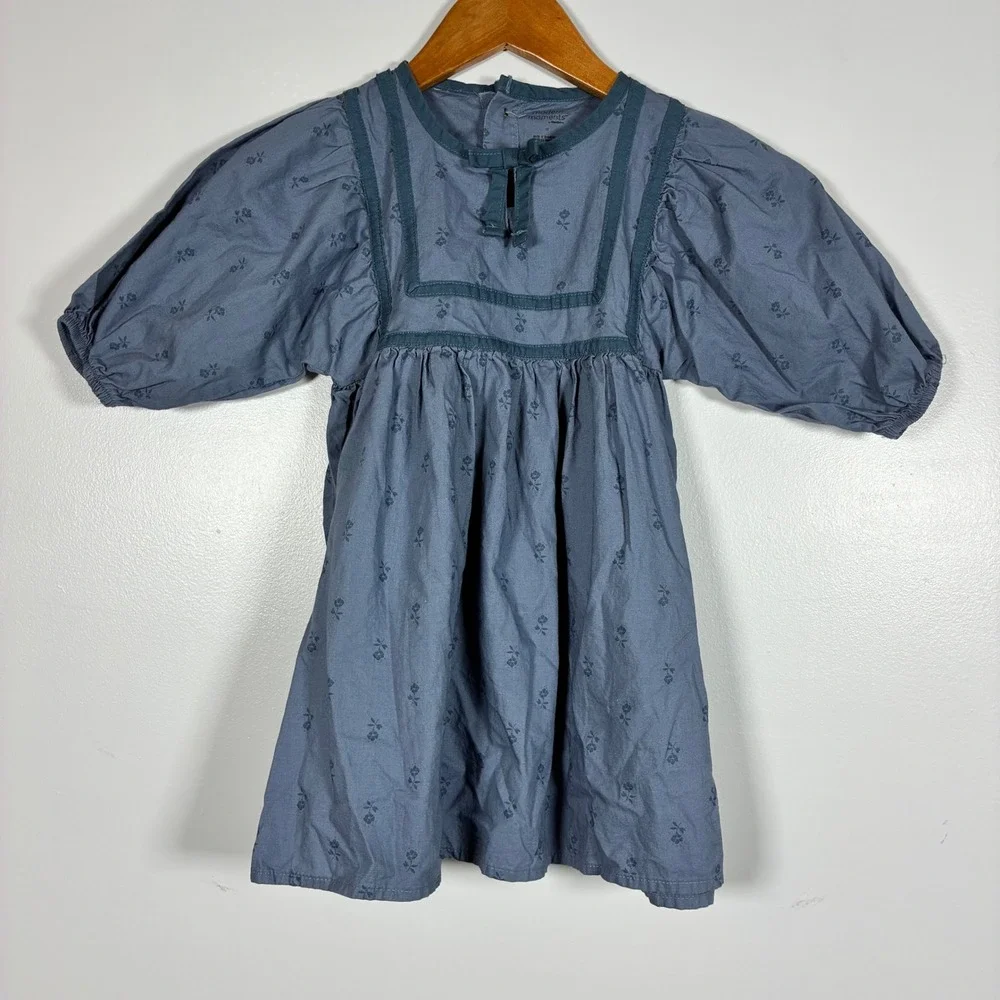 Modern Moments Gerber Dress 4T Puff Sleeve Cottage Cotton Prairie Boho Floral